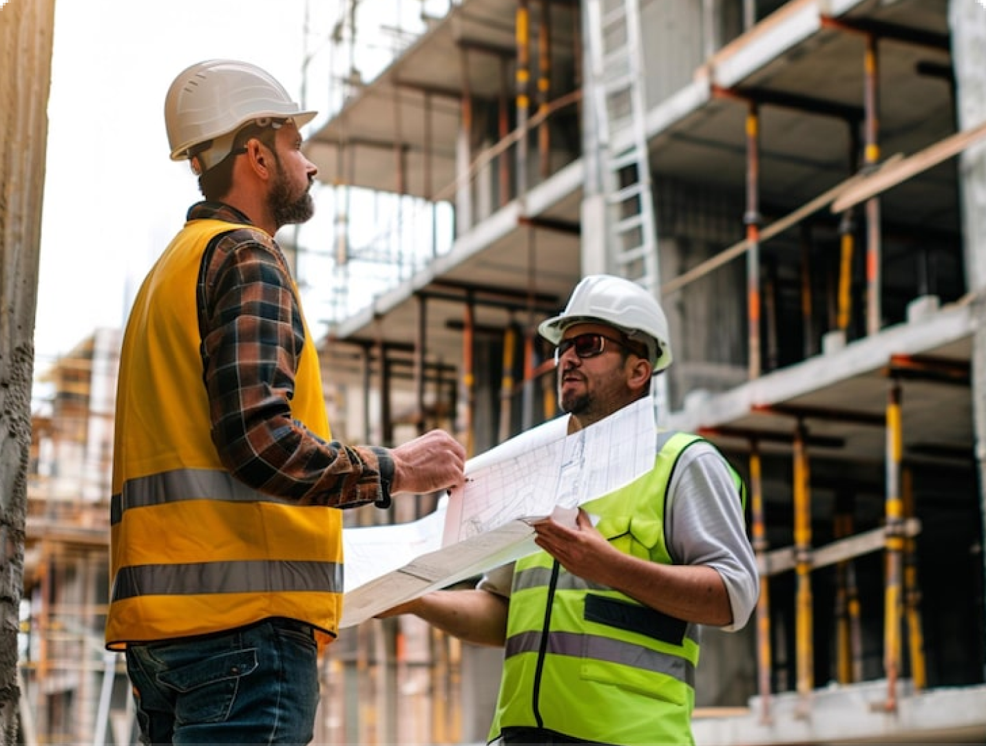 Contractor handshake after project agreement