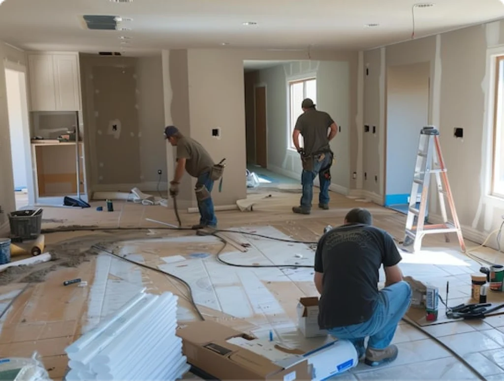 Residential remodeling and drywall installation