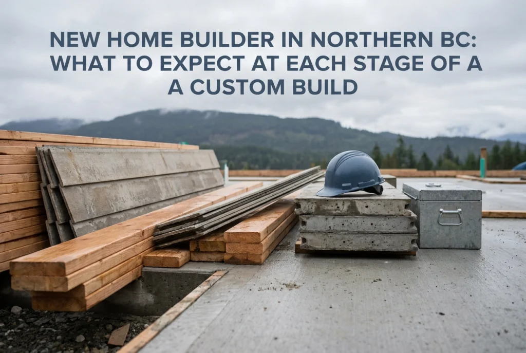 Professional header image for step-by-step guide: New Home Builder in Northern BC: What to Expect at Each S...