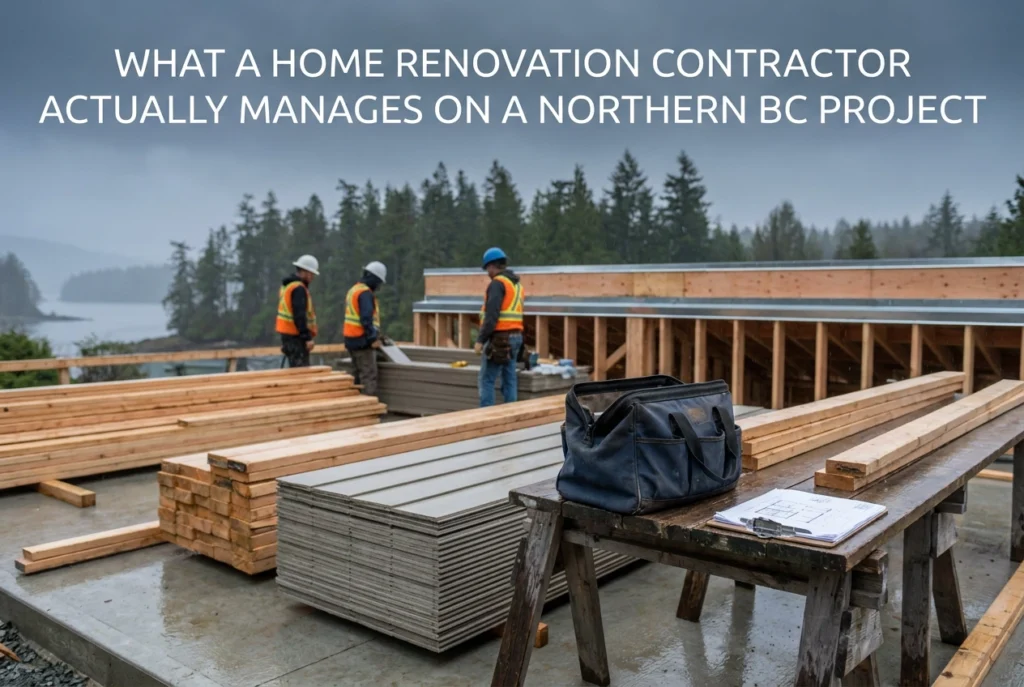 Professional header image for industry analysis: What a Home Renovation Contractor Actually Manages on a N...