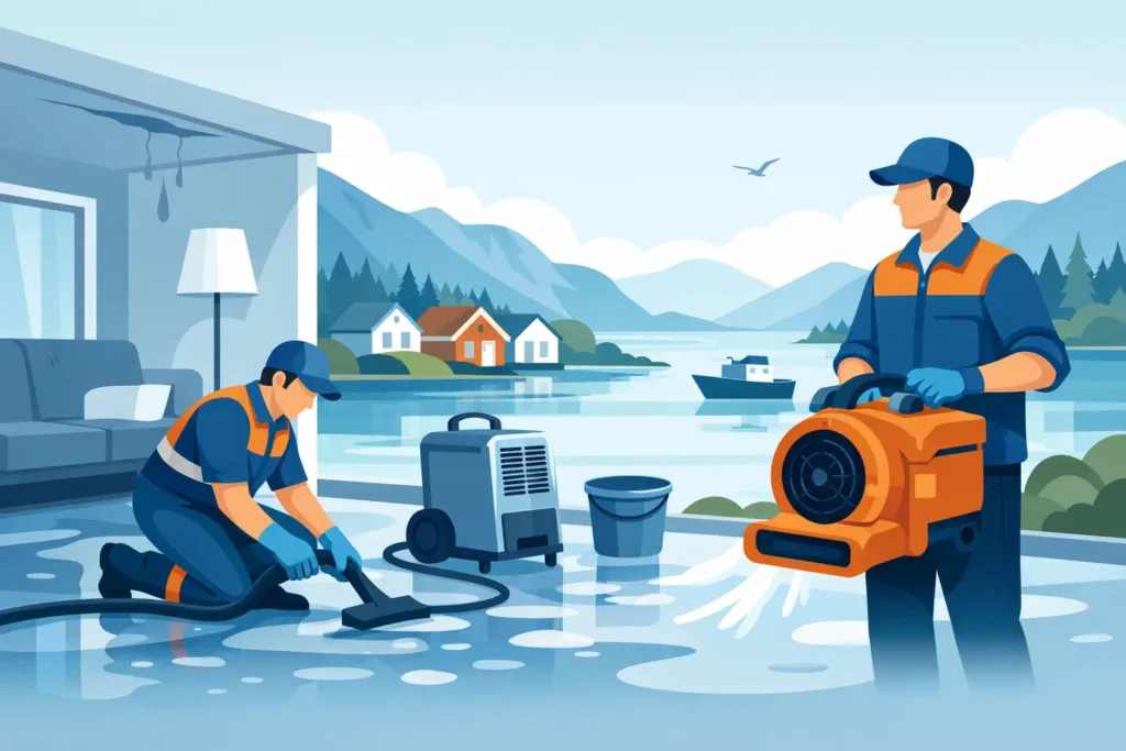 Water Damage Restoration Prince Rupert First Steps